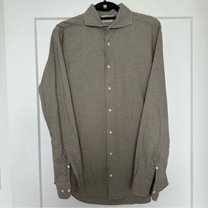 Suitsupply | Men’s Long Sleeve Button Down Shirt | Egyptian Cotton | Size 16